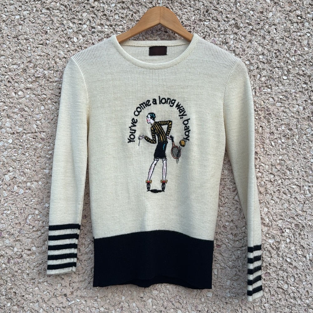 ❣️HOST PICK❣️ Vintage Virginia Slims Sweater from the 1970’s